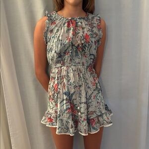 Zimmermann Blue and Pink Floral Dress